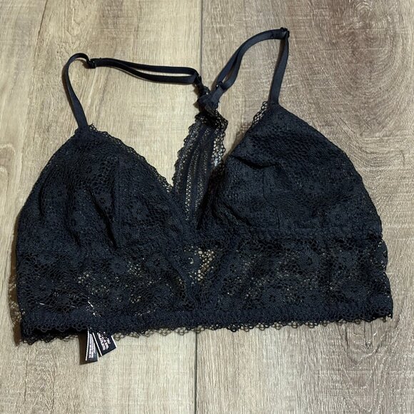 Victoria's Secret Lace Bralette Size Small Black - Excellent condition - Picture 1 of 7